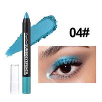 12 Colors Beauty Highlighter Eyeshadow Pencil Pen Eyeliner Pearlescent Long Lasting Silky Waterproof Pen Eyeshadow Stick Glitter Smooth Eyeshadow Pen beige
