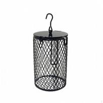 Terrarium Heat Light Cage Enclosing Perforated Lid Ceramic Heater for Classic Black black