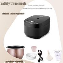 5L Smart Rice Cooker - Large Capacity, Timer, Multi-Functional, Auto-Cook & Keep Warm. Multi-functional black