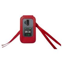 Doro 7080 / 6880 / Leva Folio Flap telefono dėklas su BigBen raudonu virvute