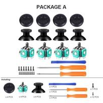 Replacement Joystick for Xbox One Control Analog Stick for Xbox Series X/S Controller Bump Repair Parts Accessories 5 Package A