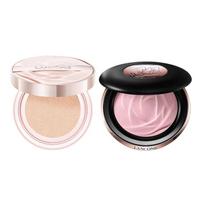 Lancôme Skin Idôle Serum Finecover Cushion & La Rose à Poudrer Duo Set Air Cushion #N10+Powder #01 beige