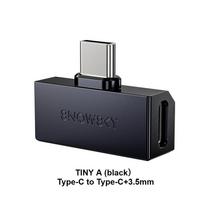 FiiO Snowsky TINY USB DAC AMP Adapter Headphone Amplifier 3.5/4.4mm/Type-C PEQ Tuning Hi-Res Audio DSD256 In-Line Control