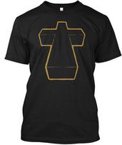 Teisingumo Kryžiaus Marškinėliai Pagaminta JAV Dydis S iki 5XL Unisex Marškinėliai L black