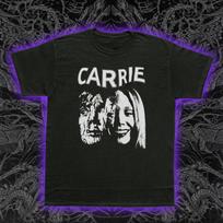 Carrie 1976 T-Shirt Stephen King Horror Film Tee Bloody Prom Scene Cult Classic S black