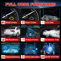 LAUNCH X431 CR300 OBD2 SCANNER CAN Auto Code Reader Diagnostic Tools I/M Engine Battery Tester Lifetime Free Update black
