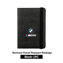 Rfid Blocking Passport Cover Travel Wallet Card Ticket Holder For BMW G30 G20 M3 M5 E91 E92 E93 E36 E70 X3 X4 X5 X1 E39 F30 ydbn48 black