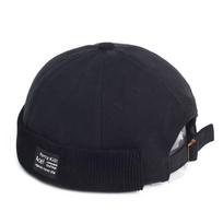 Beanie Hat Without Visor Docker Brimless Hats Dome Corduroy For Men Women Y2K Vintage Retro Streetwear Winter Autumn Cap black