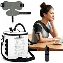 Cold Pad Machine for Shoulder – Programmable Timer & Quiet Pump, 5 Water Flow Settings, 14-Quart Capacity, Up to 12 Hours Cooling 100V-240V US Plug black