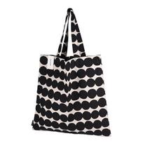 Marimekko Tote Bag Rasymatto Black 73648 073648 890 white