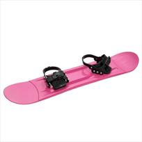Snowboard with Adjustable Bindings Sturdy Sports Equipment Secure for Slopes rožinė