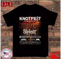 Knotfest 2024 Slipknot Cotton T Shirt Full Size S-5XL 4XL brown