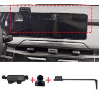 Fit for KIA EV3 2024-2026 GT-Line Specific Dashboard Navigation Phone Holder Mount Design Car Accessories TYPE A Black gray