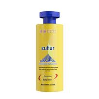 Qingling Deep Hydration Sulfur Body Lotion - Moisturizing, Nourishing, Soothing, and Long-Lasting Fragrance for Dry Skin. yellow