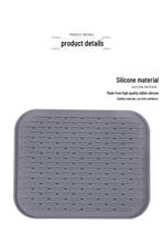 Silicone Pet Slow Feeder & Draining Mat for Cats and Dogs (2021) gray