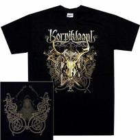 Korpiklaani Crest Shirt S M L XL XXL Folk Metal Official Band T-Shirt Tshirt XXXXL gray
