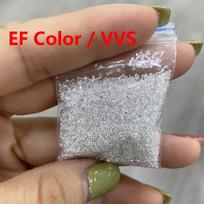 Price Moissanite Small Size for Iced Grillz Synthetic Melee Size 1 1.5 2.0 mm Round D Vvs1 Moissanite for Cuban Chain 2 mm gray