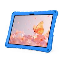 EVA Protective Case Fits for Kindle Fire Max 11 (2023) Shockproof Protector with Rotatable Folding Stand Blue pink