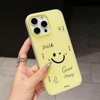 Smiling Face Phone Case For Xiaomi Redmi 13C 14C 4G Redmi Note 14 13 12 11 10 Pro Plus 5G 4G Protection Shockproof Soft Cover Redmi 13 beige