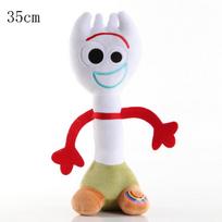 15/25/35cm Animacinis Žaislų Istorija 4 Anime Forky Pliušinė Lėlė kawaii Raktų Pakabukas Pliušiniai Žaislai Vaikams Kalėdinio vakarėlio Dovana white