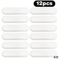 4/8/12Pcs Diatomite Desiccant Strips Reusable For Kitchen Pantry Wardrobe Snacks Miscellaneous Grain Fast Acting Desiccant Strip white