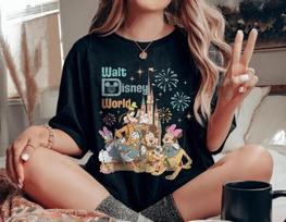 Disney Mickey And Friends Halloween T-shirt Unisex3 M black