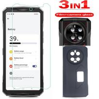 3-in-1 Case Glass For DOOGEE V40 Pro 5G Screen Protector Glass Full Protection on For DOOGEE V40 Pro 5G Camera Lens Glass juoda