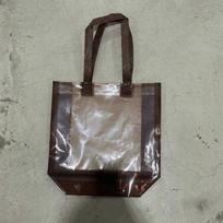 Waterproof Water-Sprinkling Festival PVC Tote Thick Reusable Bags  Wedding Decor gray