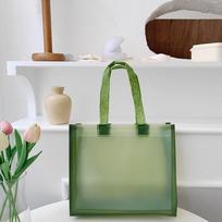 Waterproof Water-Sprinkling Festival PVC Tote Thick Reusable Bags  Wedding Decor