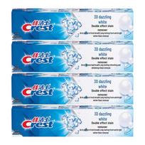Crest 3D White Dvigubo poveikio dantų pasta, 4 vnt. pakuotė blue