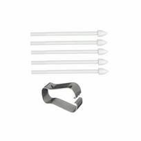 Pen Tip For Galaxy Tab S6 Lite S6 S7 S8 Stylus Pen Replacement Tip Nib For Samsung Galaxy Tab S7 FE S8+ S8 Ultra Spare Nibs balta