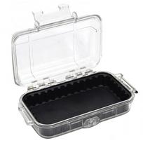 Portable Waterproof Tool Dry Case Shockproof Hard Carry Toolbox Sealed Safety Box  Earphone Rubber Pad S white