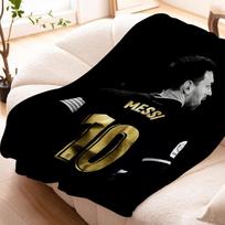 Miegmaišis Messi Šiltas Kelio Lova Vilna Kempingas Individualus Dekoratyvinis Sofa Žiemos Pūkuoti Minkšti Antklodės Karališko Dydžio Mikropluošto Patalynė 75x90cm white