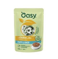OASY Strips in Gravy Puppy  and  Junior with Chicken and rice - drėgnas ėdalas šunims - 100g