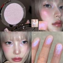 Faiccia Dual Use Eyeshadow Highlighter Sparkling Shimmer Long Lasting Oil Control for Daily Party Looks