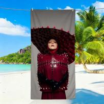 Singer Lady Gaga Towel Sports Quick Dry Travel Camping Sandproof Soft Light Large Beach Towel 40x70CM