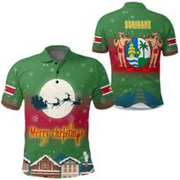 Surinam Flag Map 3D Print Polo Shirts  Casual Suriname Sport Jersey National Emblem POLO Shirt Coat Of Arms Short Sleeve XXL blue