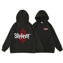 „Slipknots“ pasiruoškite „Hell Tour“ vyrų roko džemperiui S black