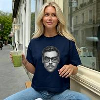 Harry Styles Portrait T Shirt Men Women Vintage Singer Face Print Tee Retro Short Sleeve Casual Pop Music Fan Streetwear T-shirt 3XL black