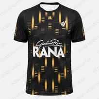 2026 New Rana Verona Black Gold Volleyball Jersey Quick Dry Match Shirt Breathable Sports Tee Adult Kids S