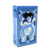 Sea in Moonlight Tarot Cards 78 Card English Version Divination Board Games , Perfect for Emotional Healing & Intuitive Reading mėlyna