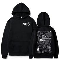 Arctic Monkeys 505 Hoody Unisex Muzikos Prekės Grupės Prekės Dovana Gerbėjams Streetwear ZYWY0016 2XL black