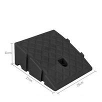 Durable Curb Ramps Car Wheel Driveway Ramps Speed Bump Black Threshold Ramp Anti-Slip Yellow Tires Curb Ramps Truck black