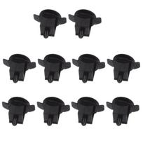 10Pcs Side Skirt Trim Clips 55157070Ac For Jeep Liberty 2002-2013 black