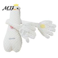 Infant Sleep Aid Pillow Exhaust with Cartoon Animal Patterns Easy to Anxiety Relief Clean Safety Materials Sleeping for Emotional Soothing Swan