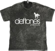 Deftones White Pony marškinėliai Hard Rock grupė 100% medvilnė Vintage skalauti marškinėliai L black