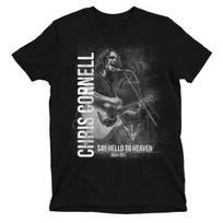 Vintage Say Hello Chris Cornell Shirt Black Unisex S-4XL L gray