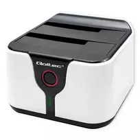 Qoltec 50309 HDD SSD 2,5" 3,5" prijungimo stotelė SATA III USB 3.0 Super greitis 5Gb/s su klonavimo funkcija