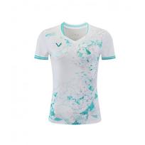 Unisex Quick-Dry Sport T-Shirt Badminton Volleyball Tennis Training Kids Adults Athletic Wear XL white