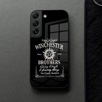 Supernatural Phone Case Glass For Samsung Galaxy S21 S26 S25 S22 S20 S24 S23 Ultra Fe Plus A16 A34 A54 A24 Coque Galaxy S23 black